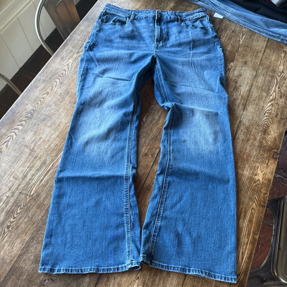 Flared Old Navy Blue Denim Jeans